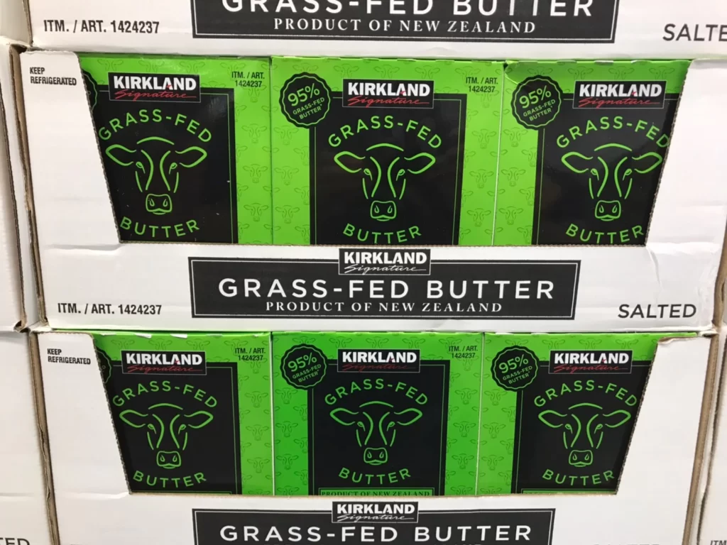 KIRKLAND SIGNATURE科克蘭 NZ GRASS FED SALTED BUTTER 紐西蘭草飼含鹽奶油908G #1424237