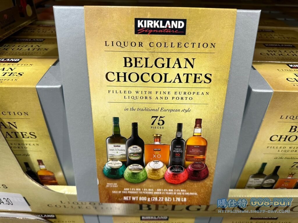 科克蘭烈酒與波特酒巧克力800公克