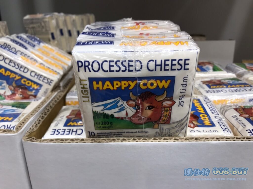 HAPPY COW LOW-FAT CHEESE 快樂牛低脂切片乾酪 200公克6包 #134033