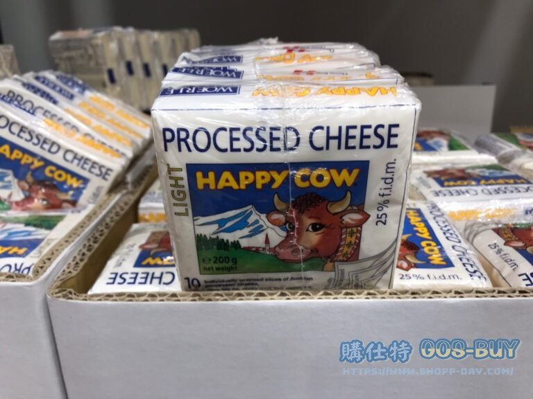 HAPPY COW LOW-FAT CHEESE 快樂牛低脂切片乾酪 200公克6包 #134033