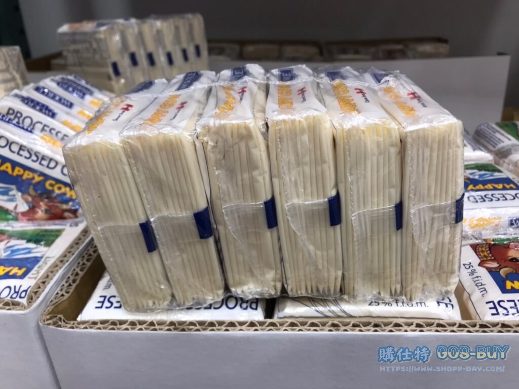 HAPPY COW LOW-FAT CHEESE 快樂牛低脂切片乾酪 200公克6包 #134033