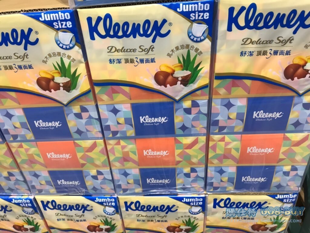 KLEENEX BOX FACIAL TISSUE 舒潔絲柔三層盒裝面紙 140抽 X10盒 #66137