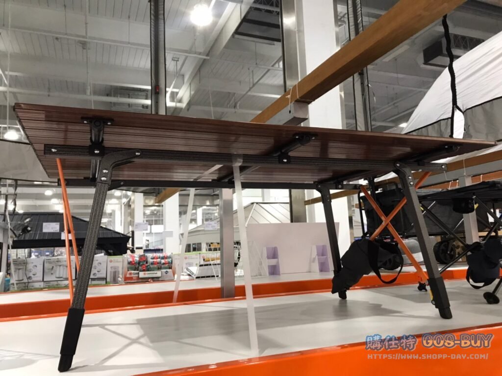 TIMBER RIDGE CAMP TABLE 輕量鋁合金戶外摺疊桌 木紋色/重量約5.5公斤 #2622053