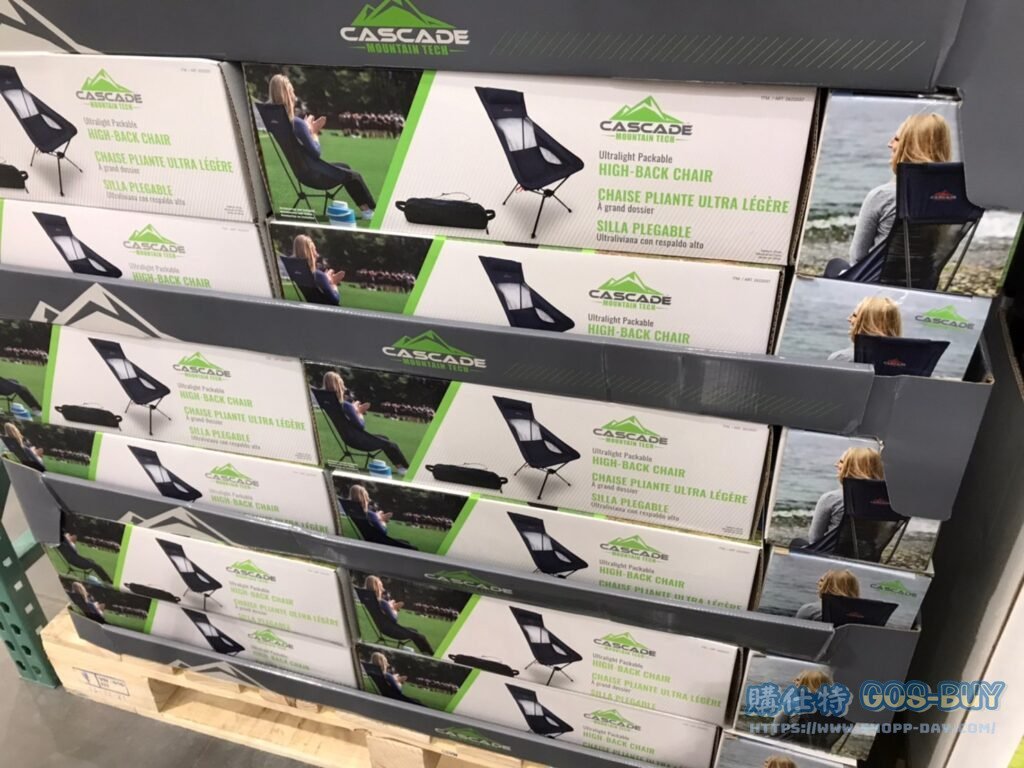 CASCADE MOUNTAIN TECH ULTRALIGHT CHAIR 鋁製輕量高背隨行椅 #2622037