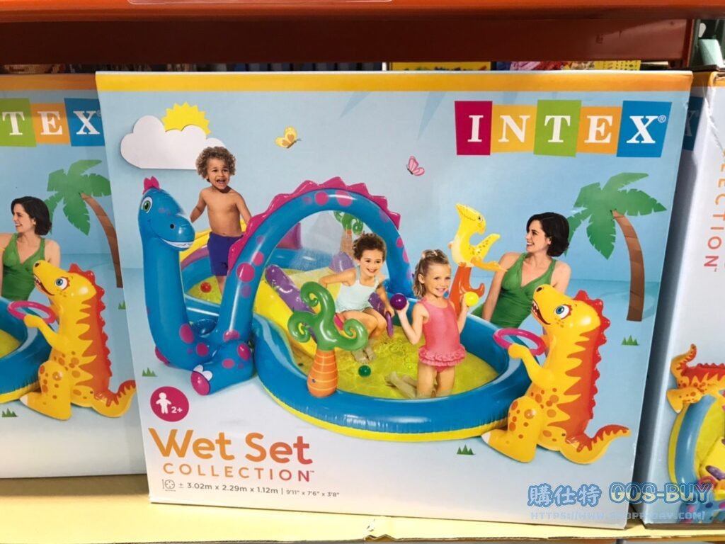 INTEX DINO PLAY CENTER 恐龍樂園戲水池 302 X 299 X 112公分 #2621040
