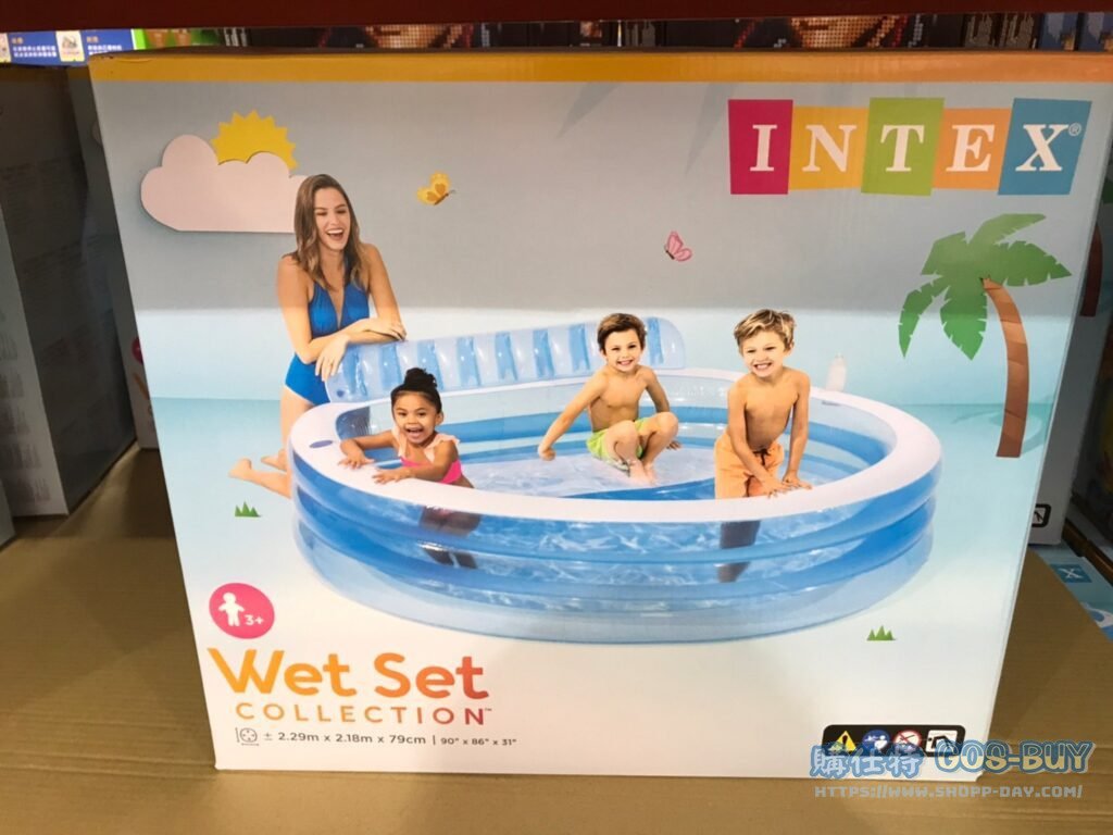 INTEX FAMILY LOUNGE POOL 圓形家庭池 229 X 218 X 79公分 #133830
