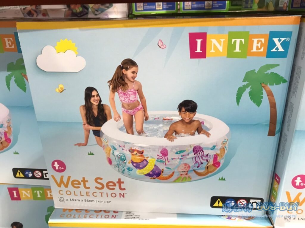 INTEX LITTLE OTTER POOL 海洋世界小型泳池 直徑152 X 56公分 #133447