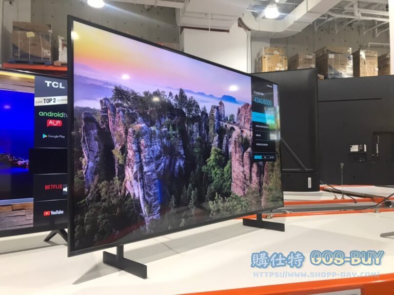 SAMSUNG 43" 4K SMART TV 43吋CRYSTAL UHD電視 UA43AU8000WXZW #134043