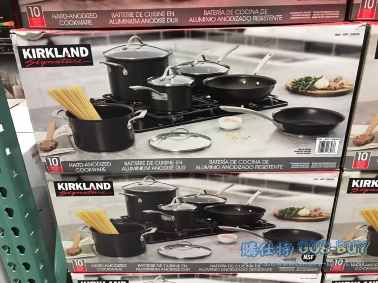 科克蘭鋁製鍋具組10件組合含玻璃蓋 #1338395