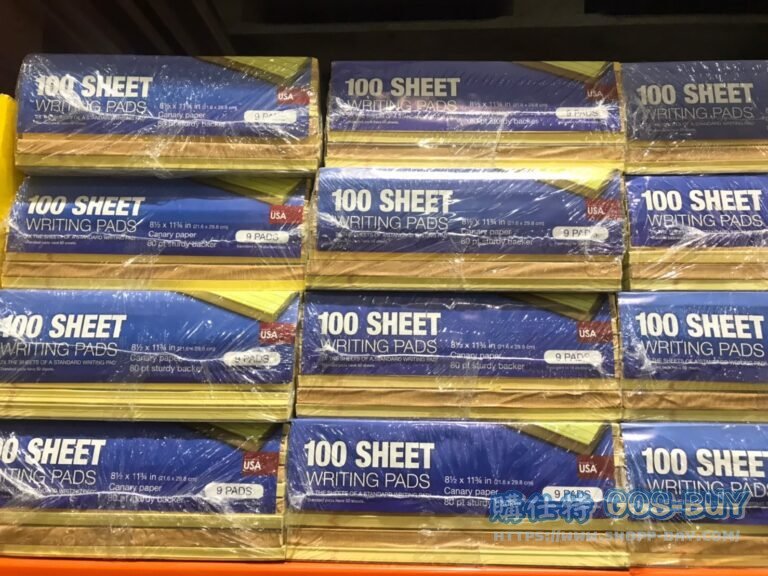 TOPS PERF PADS 100S 9PK 進口100頁記事本9入 8.5 X 11.75吋 (INCH) #233322