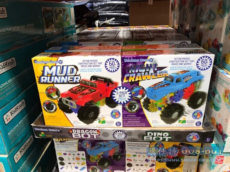 THE LEARNING JOURNEY TECHNO GEARS 2PK 齒輪積木恐龍/越野車 #2293002