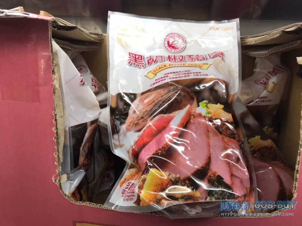 FUTONG BLACK PEPPER PORK 富統黑胡椒豬肉 400克3入 #99066