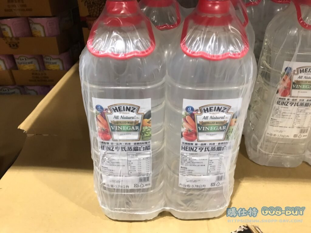 HEINZ WHITE VINEGAR蒸餾白醋 3.78公升 X 2瓶入 #151214
