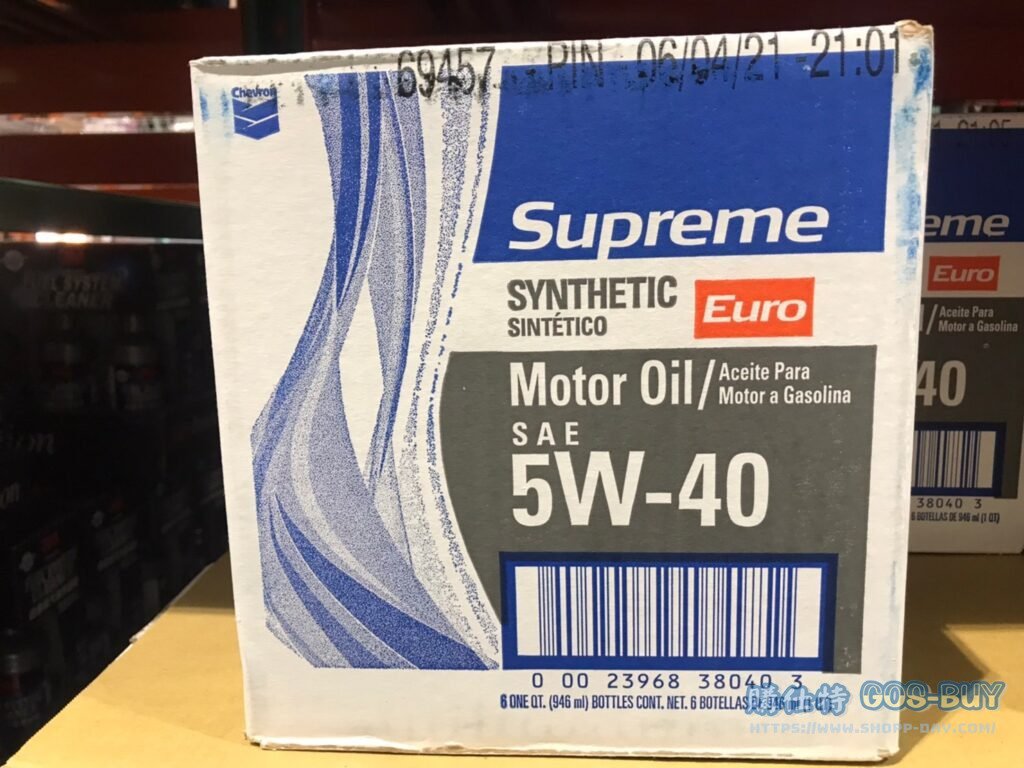 CHEVRON SUPREME MOTOR OIL 全合成機油5W-40 EURO 每箱946毫升X6入 #1034335