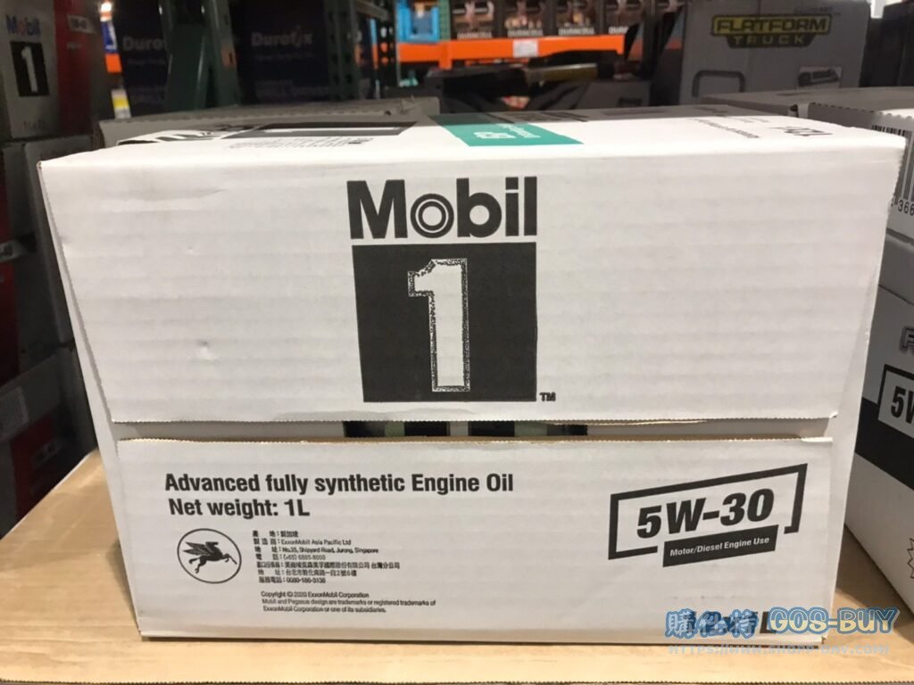 MOBIL-1 MOTOR OIL ESP 5W-30 FULL SYN 全合成機油1000ML X 12PK #134950