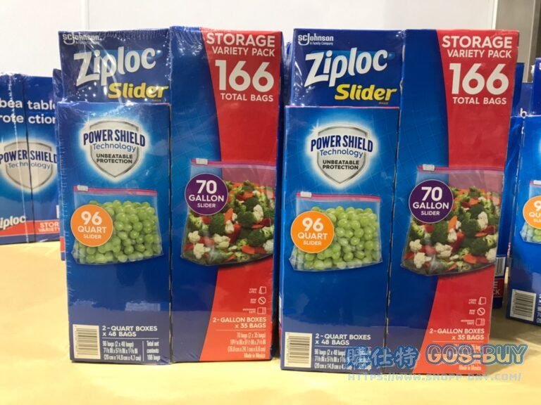 ZIPLOC EZ ZIPPER COMBO 拉鍊式保鮮夾鏈袋 大袋70入+小袋96入 #1183857