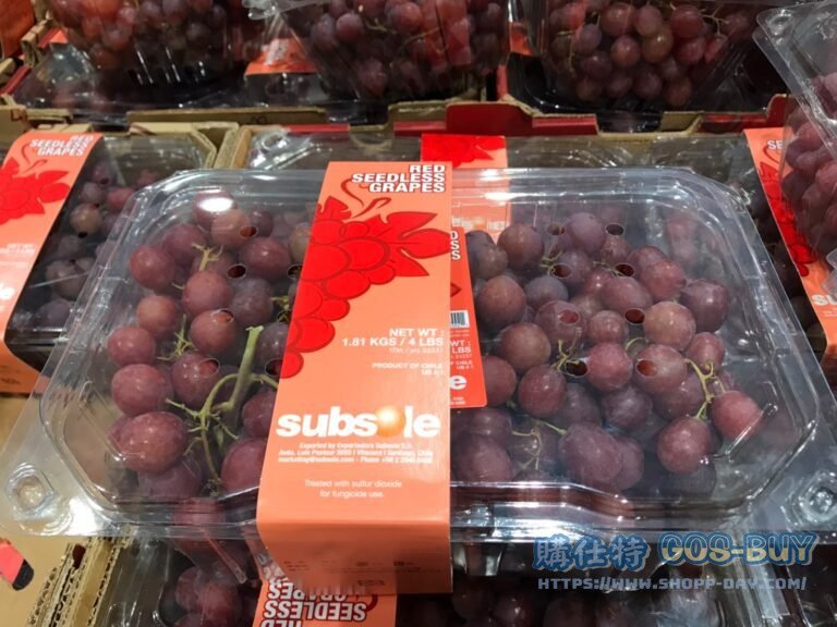 CHILE RED SEEDLESS GRAPE 智利無籽紅葡萄 1.8公斤 #183337