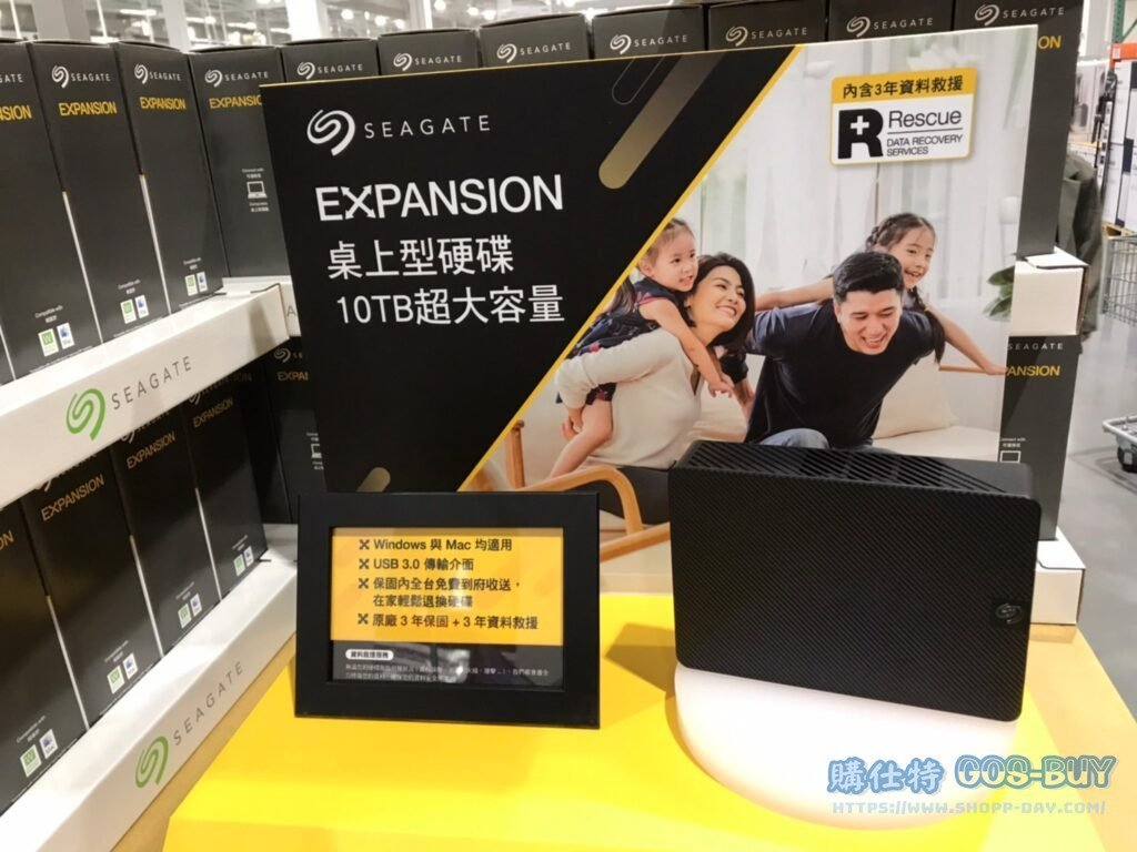 SEAGATE 10TB 3.5吋硬碟 10TB 3.5INCH HARD DRIVE STKP10000400 #133424