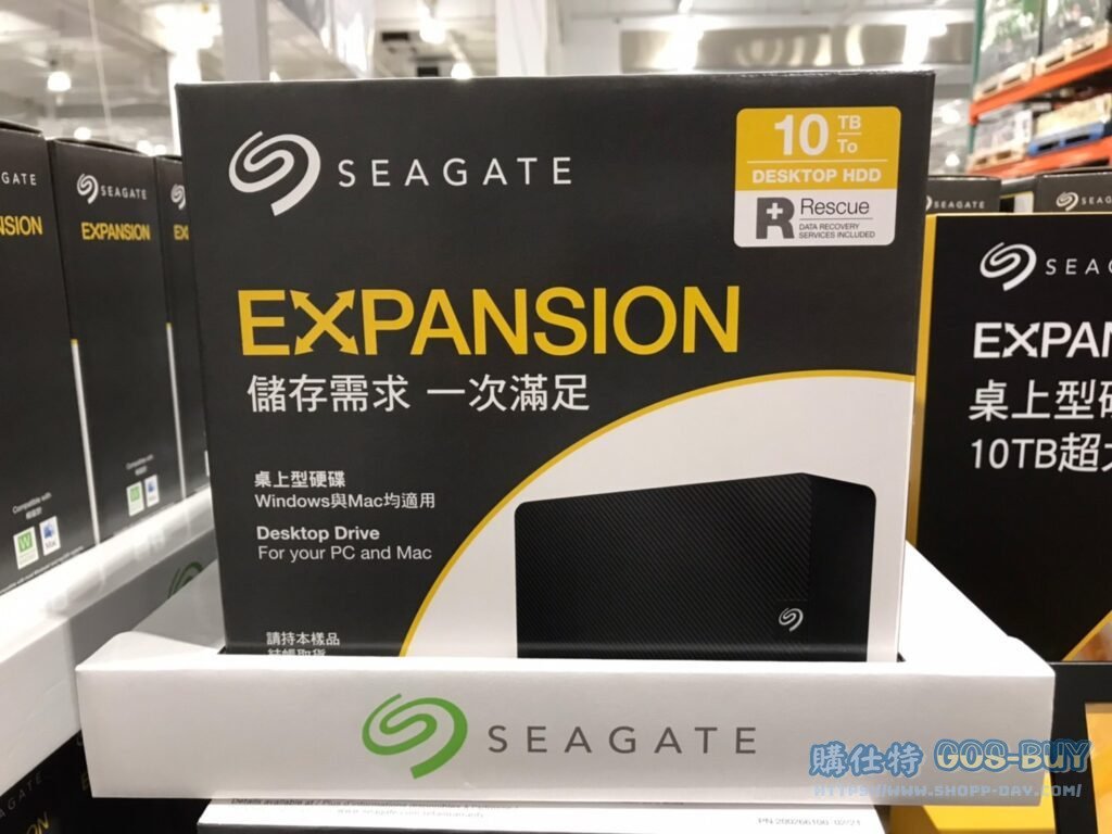 SEAGATE 10TB 3.5吋硬碟 10TB 3.5INCH HARD DRIVE STKP10000400 #133424