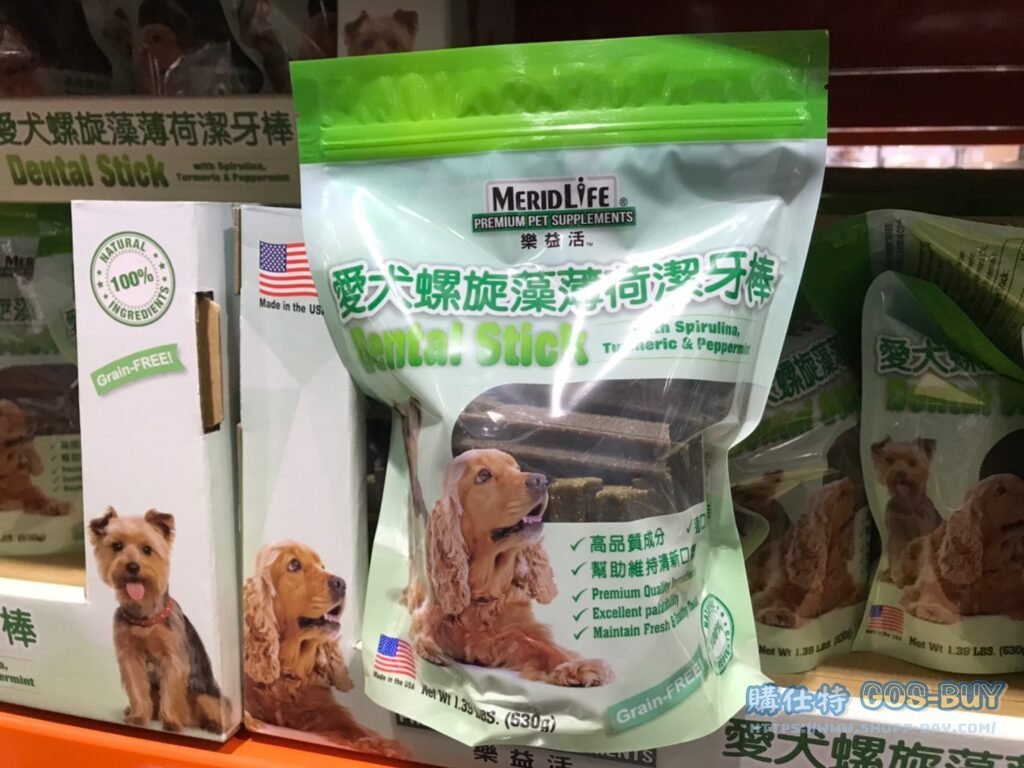 MERIDLIFE DENTAL STICK 樂益活螺旋藻薄荷潔牙棒 630公克 #996069