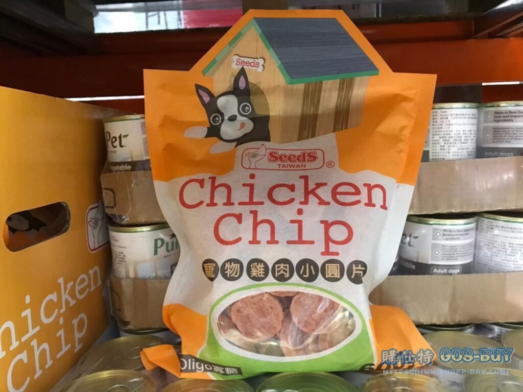 SEEDS CHICKEN CHIP 惜時寵物雞肉小圓片 300公克 X 2入 #94534