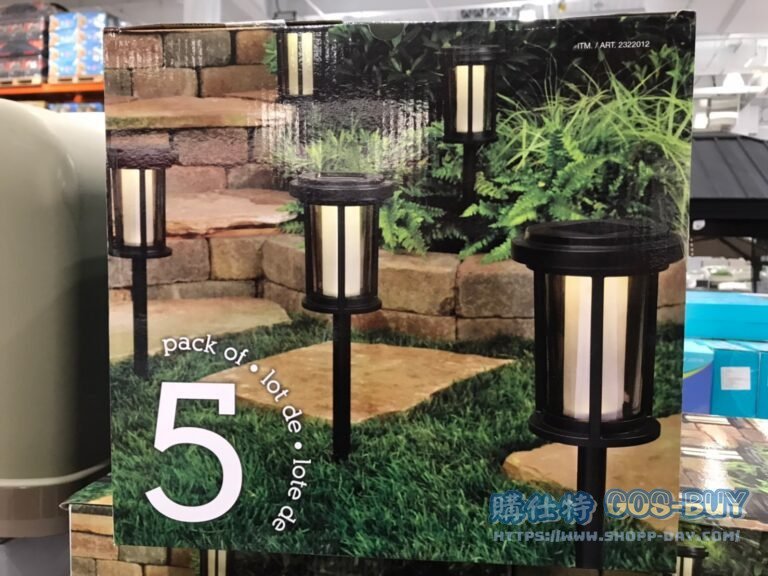 GTX SOLAR PATHWAY LIGHT 太陽能燈五入組 #2322012