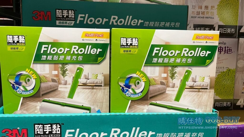 3M LINT FLOOR REFILL 隨手黏地板黏把補充包 50張X4捲+25張1捲 #203453