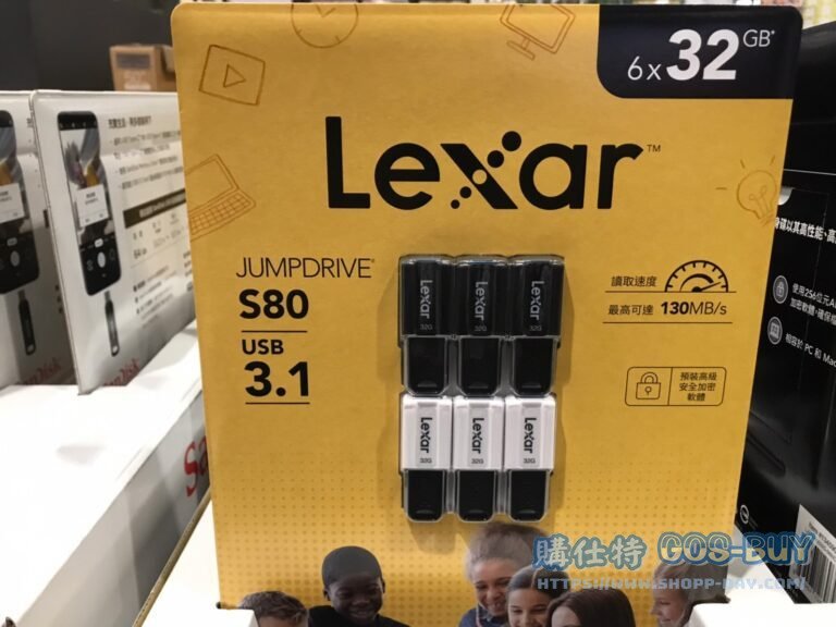 LEXAR JUMPDRIVE S80 USB*6 USB 3.1 TYPE-A隨身碟六入 32G 最高讀130MB/S #134590