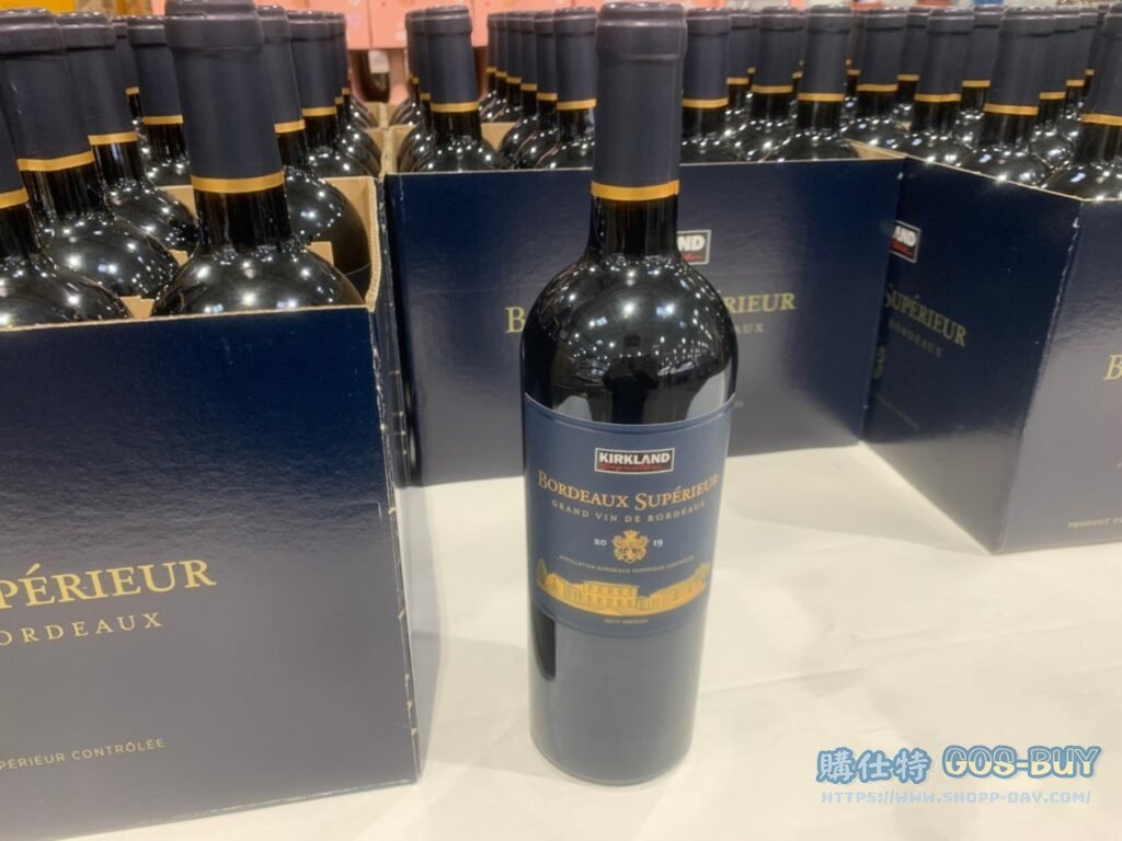 KIRKLAND SIGNATURE BORDEAUX SUPERIEUR 2019 法國波爾多紅葡萄酒750ML #1184548