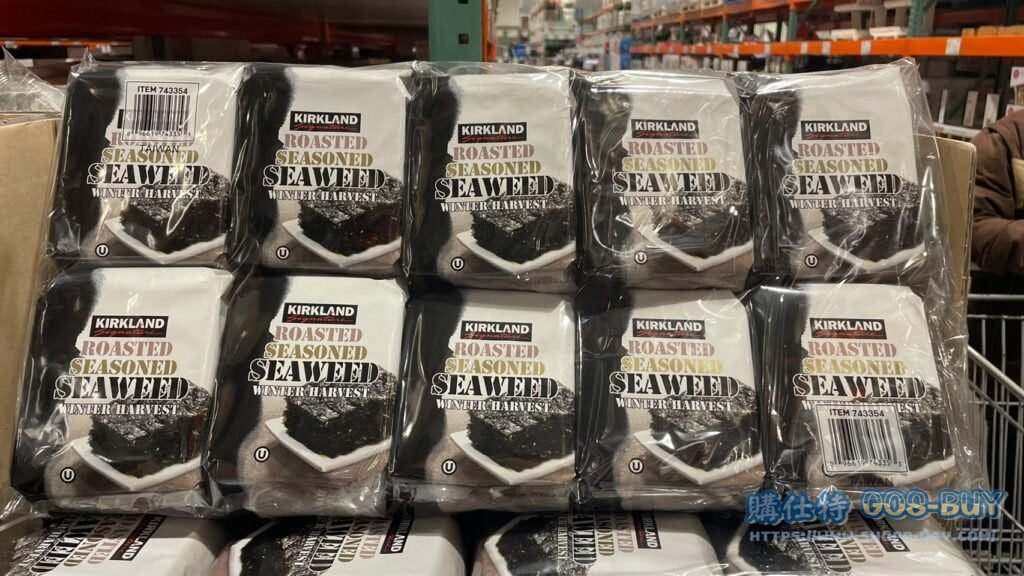 KIRKLAND SIGNATURE 科克蘭韓國鹽烤海苔 每袋10盒共170公克 #743354