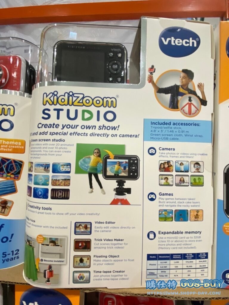 VTECH KIDIZOOM CAMERA 多功能兒童數位相機 STUDIO #531803 #135052