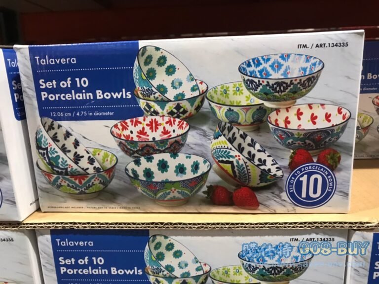 TALAVERA PORCELAIN BOWLS 彩繪中式瓷碗十件組 #134335
