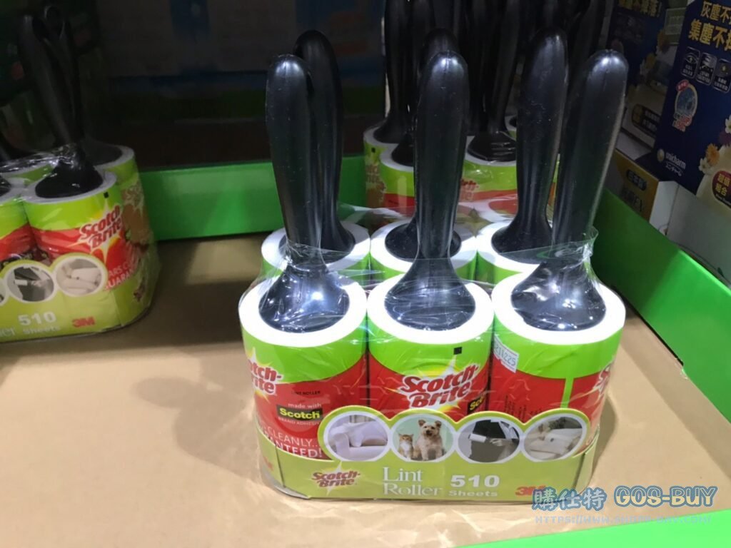 SCOTCH-BRITE LINT ROLLER 隨手黏除塵滾筒 85張 X 6入 #114618