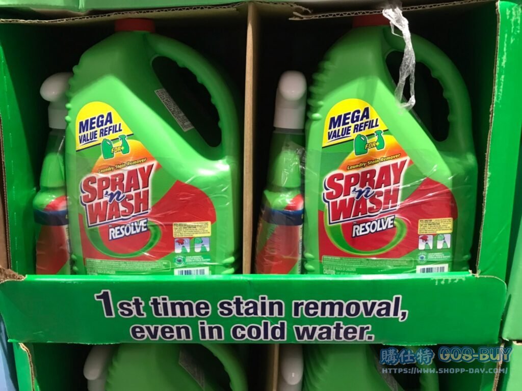 SPRAY N WASH WASH REMOVER 衣物污垢清潔劑 650毫升+4.26公升補充 #423836