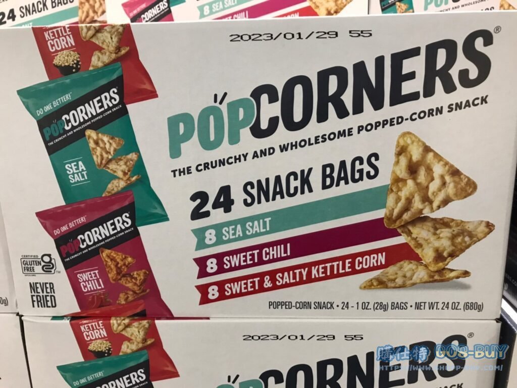 POPCORNERS CORN CHIPS 爆米花脆片多寶箱 28公克 X 24包 #127974