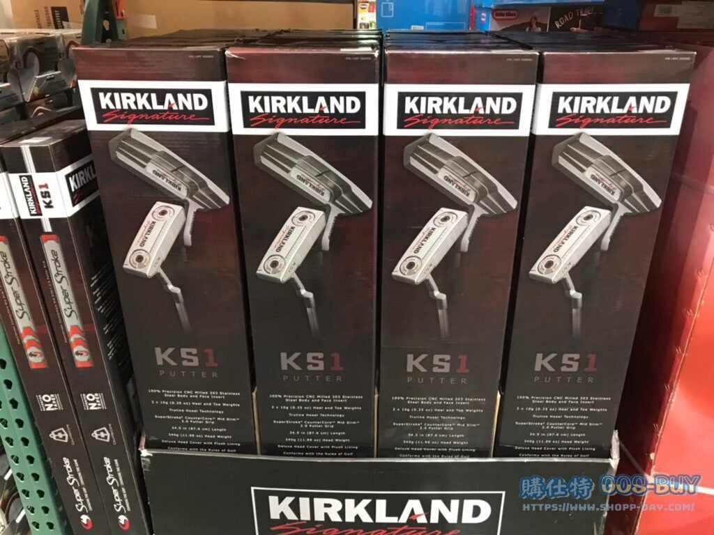 KIRKLAND SIGNATURE GOLF PUTTER W/HEAD COVER 高爾夫推桿 #1380932