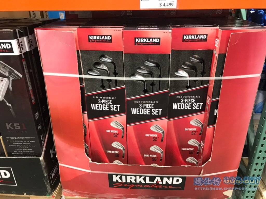 KIRKLAND SIGNATURE 3 PIECE GOLF WEDGE SET 碳鋼鍛造高爾夫挖起桿三入 #1460141