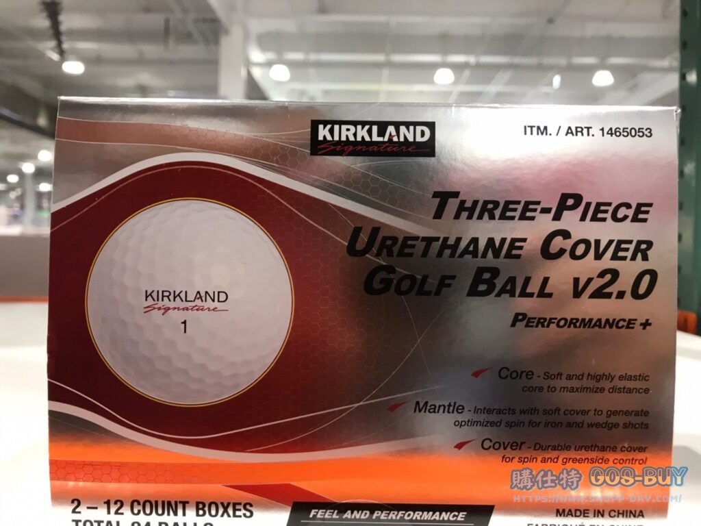 KIRKLAND SIGNATURE 3-PIECE GOLF BALL 24CT 高爾夫三層球24入 #1465053