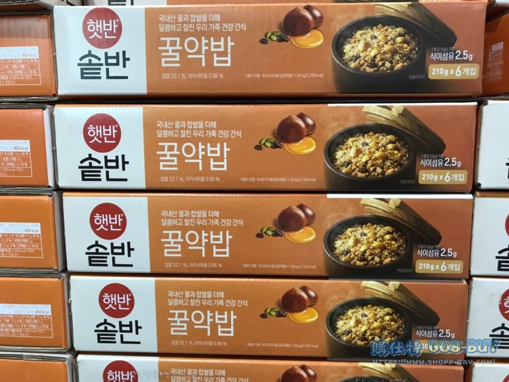 CJ即食蜂蜜堅果糯米飯