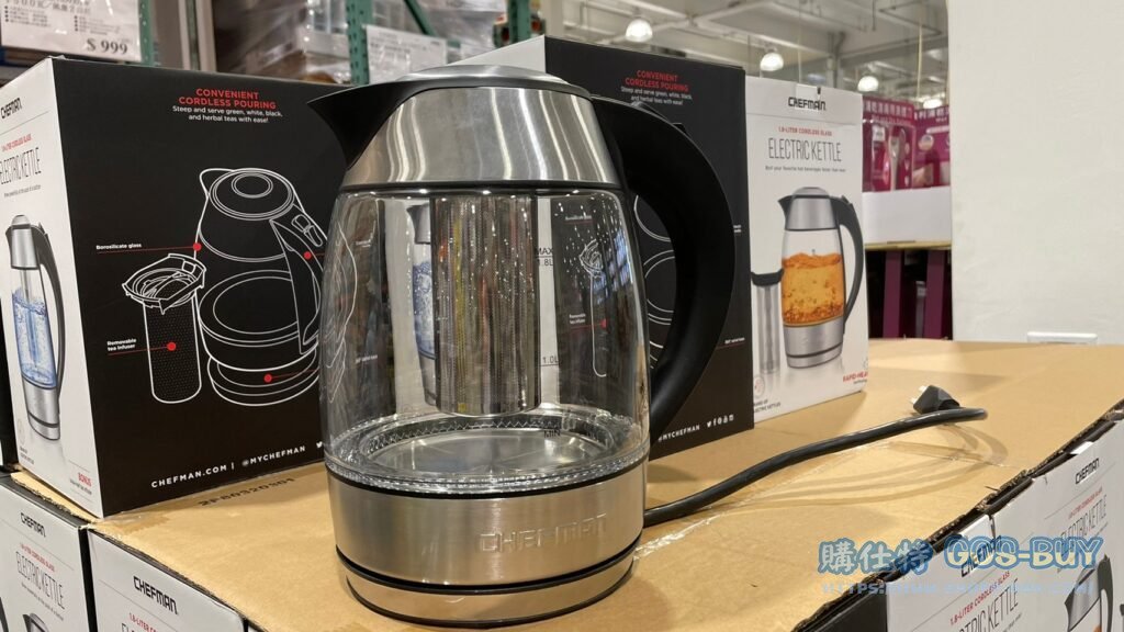 CHEFMAN ELECTRIC KETTLE 電茶壺 #RJ11-17-TI #1246542
