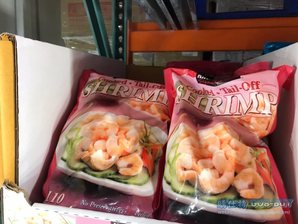 KIRKLAND SIGNATURE FROZEN COOKED SHRIMP 90/110/LB 科克蘭養殖中熟蝦仁 908G #777004