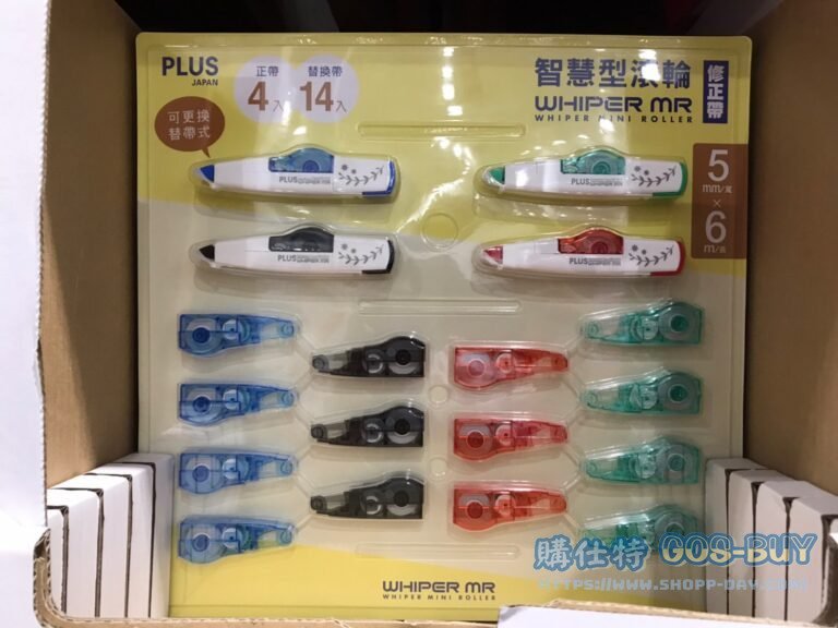 PLUS CORRECTION TAPES 4+14智慧滾輪修正帶長度六公尺 正帶4入+替換帶14入 #126691