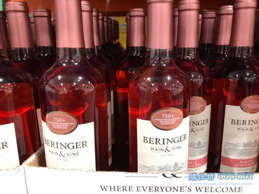 BERINGER WHITE ZINFANDEL 貝林格粉紅葡萄酒750ML 2020 #47215