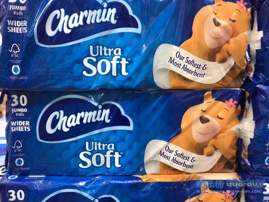 CHARMIN ROLL BATH TISSUE 超柔捲筒衛生紙 214張X30卷 #2427646