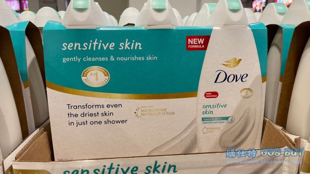 多芬敏弱肌溫和沐浴乳