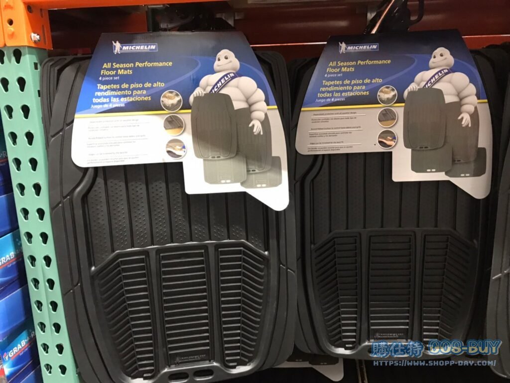 MICHELIN ALL SEASON PERFORMANCE FLOOR MATS 通用可裁車用腳踏墊四片式 #136302