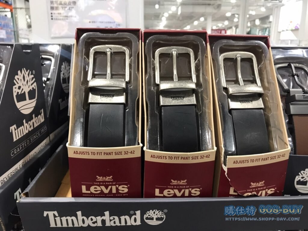 LEVI'S MEN'S LEATHER BELT 男用真皮皮帶 腰圍：32"-42" #1343694