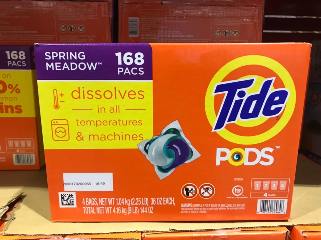 TIDE汰漬洗衣膠囊春天草地香 42顆X4入