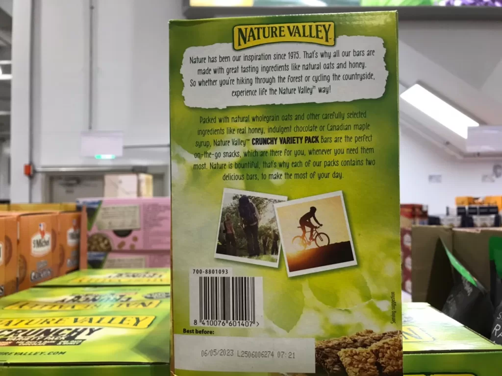 NATURE VALLEY CRUNCHY GRANOLA BAR 天然谷綜合燕麥棒 40條 共1.68公斤 #109665