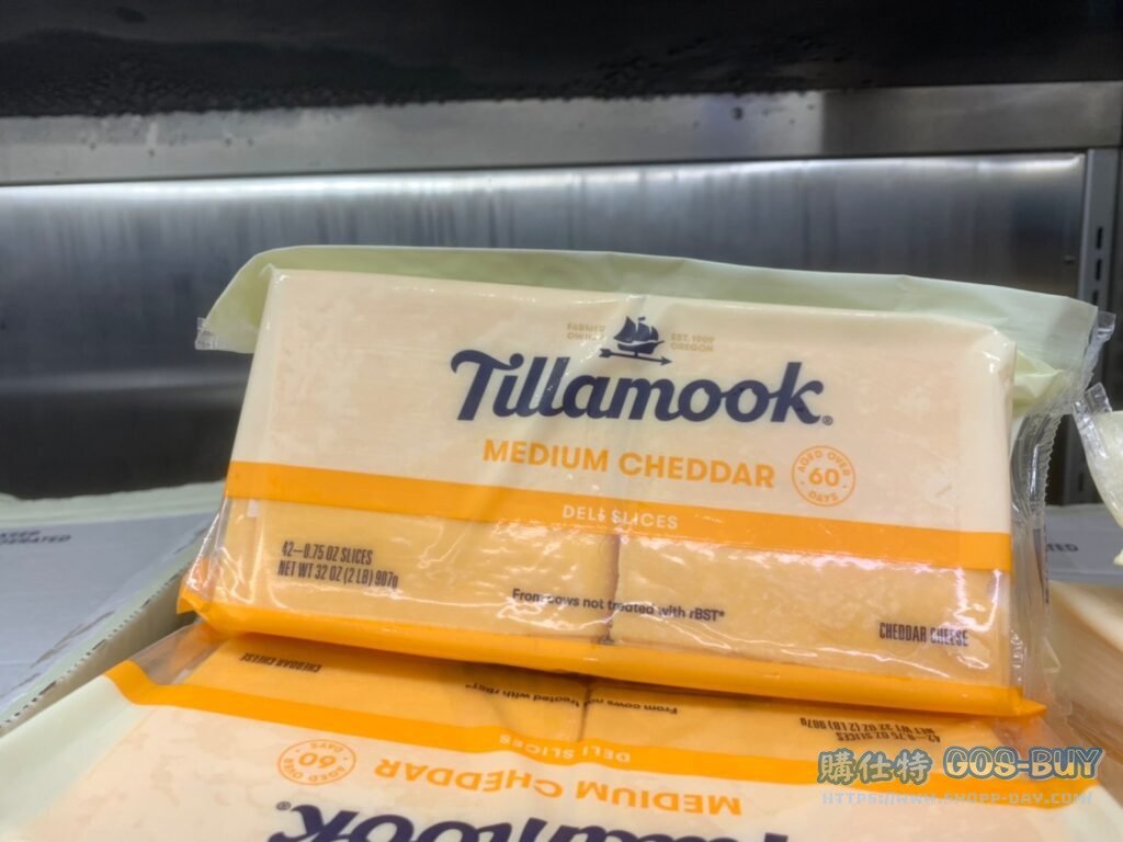 TILLAMOK中度熟成切達乾酪片 #67917